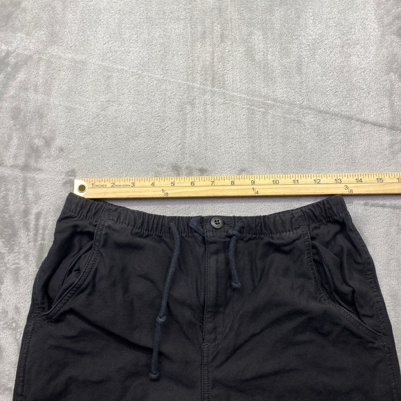 Tna Black Cargo Jogger Pants Drawstring Waist Cargo Pockets Elastic Cuffs XS - Picture 5 of 9